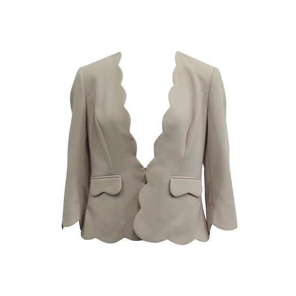 Ted Baker Jackets & Blazers - Pre Loved Ted Baker  Pastel Pink Scallop Edge Jacket